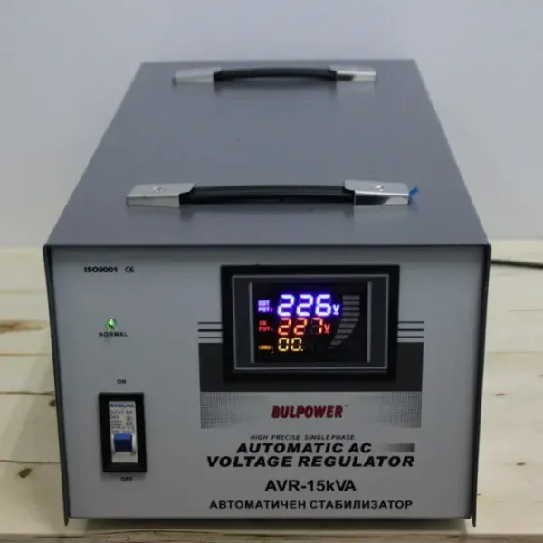 Автоматичен Стабилизатор на ток 15 kVA BULPOWER с LED дисплей