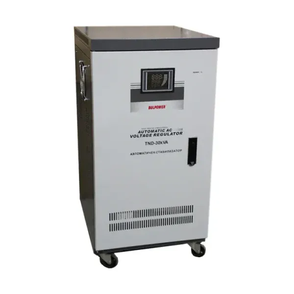 Автоматичен Стабилизатор на ток 30 kVA BULPOWER LED дисплей, трифазен