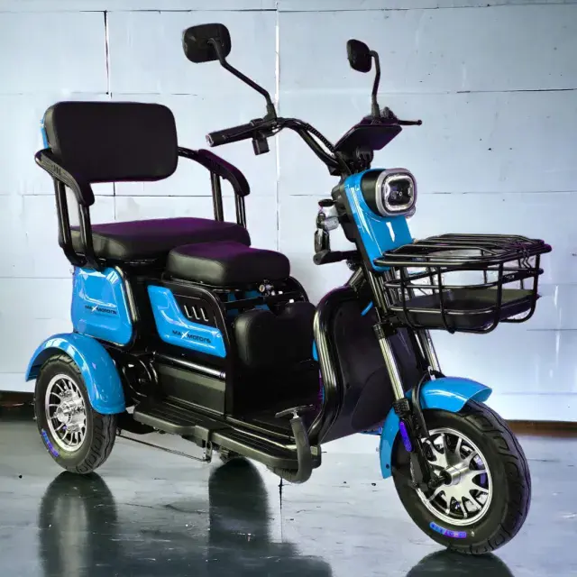 Електрическа триколка | X1 1500W Blue триместна - bulpower