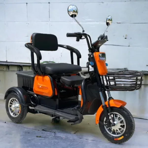 Електрическа триколка | 1500W Orange, триместна - bulpower