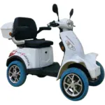 Електрическа четириколка 1500 | Бяла, подсилена - bulpower