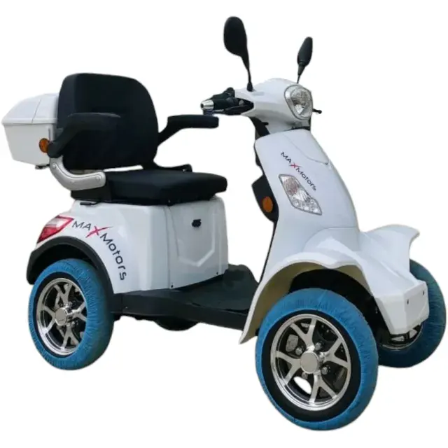 Електрическа четириколка 1500 | Бяла, подсилена - bulpower