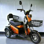 Електрическа триколка | Двуместна, Blue, 1500W - bulpower