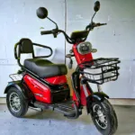 Електрическа триколка | Двуместна, Red 1500W - bulpower