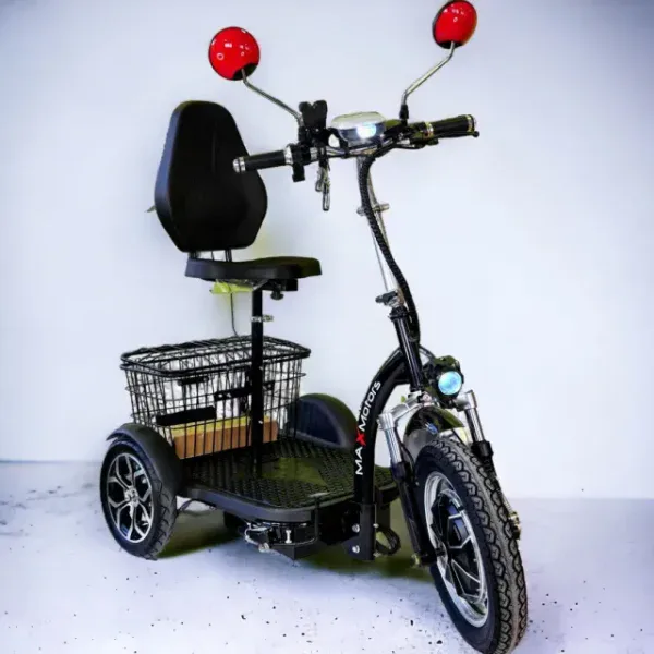 Електрическа триколка | А3 Black, с предно - bulpower