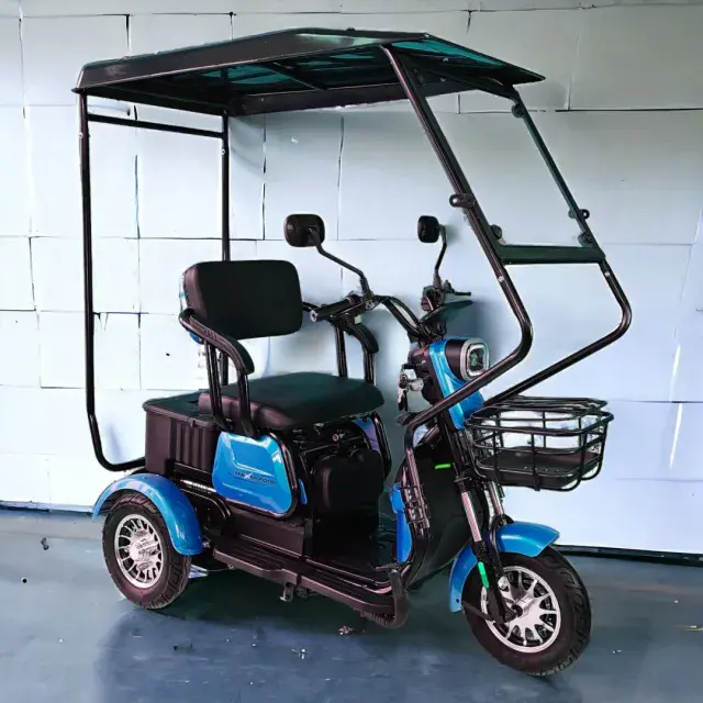 Електрическа триколка X1 | триместна, с покрив - bulpower