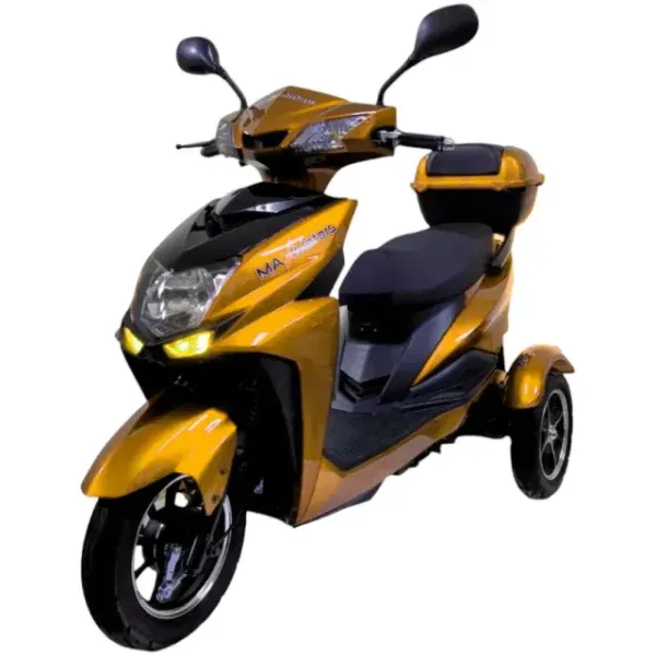 Електрическа триколка | Скутер 1500W, цвят Gold - bulpower