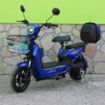 Електрически скутер | двуместен, 14″ гуми, 500W, Blue - BP