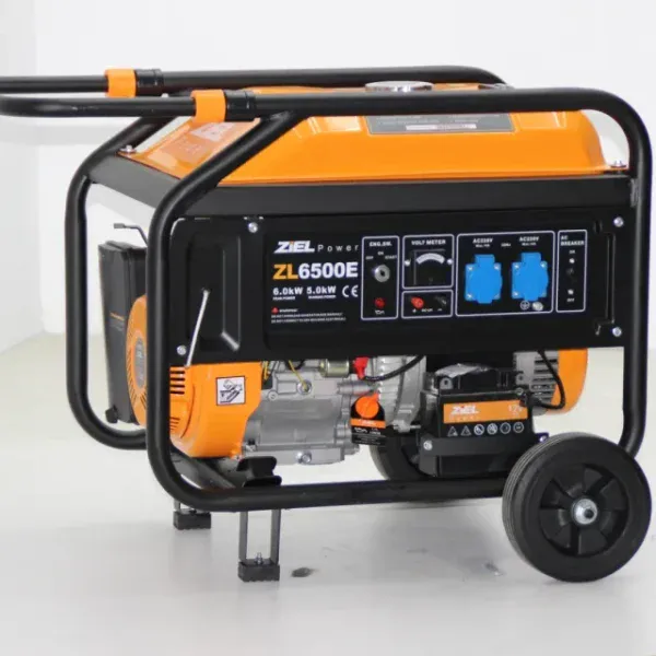 Генератор за ток ZIEL 6.5kW ZL6500E монофазен бензинов с ел. старт