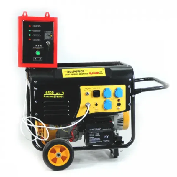 Генератор за ток 6,5kw | с ел.старт/стоп табло - bulpower