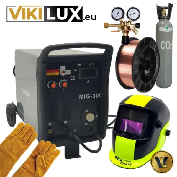 Телоподаващо С Електрожен + Редуцирвентил MIG MMA 300А Funken