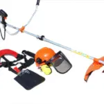 Моторна коса чупещ прът с предпазен шлем и самар