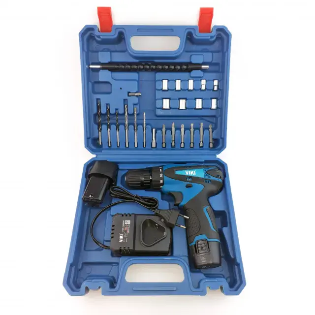 main view 1 of profesionalen akumulatoren vintovert s led prosvetka viki 12v li ion