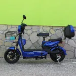 Електрически скутер MaxMotors - двуместен, 14″ гуми, 500W, 48V/15Ah Blue - Image 11
