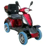 Електрическа четириколка MaxMotors 1500W - червено/черна, подсилена, с мощни батерии - Image 2