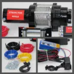 Електрическа лебедка Strong Max 12V-2265 кг 4000 LB телфери - Image 2