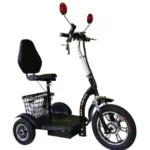 Електрическа триколка MaxMotors А3 750W задно предаване BLACK - Image 2