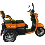 Електрическа триколка MaxMotors X2 ORANGE 1500W, триместна - Image 2