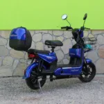 Електрически скутер MaxMotors - двуместен, 14″ гуми, 500W, 48V/15Ah Blue - Image 2