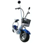 Електрически скутер Maxmotors Little City Harley White/Blue 1200W - Image 2