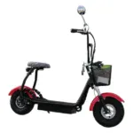 Електрически скутер Maxmotors Little City Red/Black Harley 1200W - Image 2