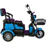 Електрическа триколка MaxMotors X1 1500W BLUE триместна - Image 3