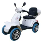 Електрическа четириколка MaxMotors 1500W - бяла, подсилена, с мощни батерии - Image 3