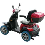 Електрическа четириколка MaxMotors 1500W - червено/черна, подсилена, с мощни батерии - Image 3