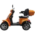 Електрическа четириколка MaxMotors 1500W - златиста, подсилена, с мощни батерии - Image 3