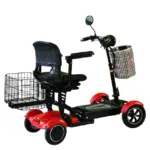Електрическа сгъваема четириколка 750W MaxMotors red - Image 3