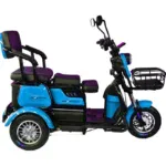 Електрическа триколка MaxMotors X1 1500W BLUE триместна - Image 4