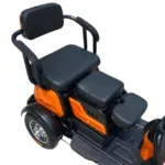 Електрическа триколка MaxMotors X1 1500W ORANGE триместна - Image 4