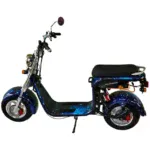 Електрически скутер MaxMotors Harley 1500W Blue - Image 4