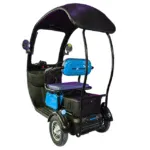 Електрическа триколка MaxMotors X3 BLUE 1500W триместна, с покрив - Image 5
