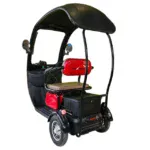 Електрическа триколка MaxMotors X3 Red 1500W триместна, с покрив - Image 5