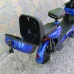 Електрически скутер MaxMotors - двуместен, 14″ гуми, 500W, 48V/15Ah Blue - Image 6
