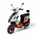 Електрически скутер MaxMotors Racing SG 3000W White/Orange - Image 6