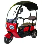 Електрическа триколка MaxMotors X3 Red 1500W триместна, с покрив - Image 7