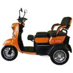 Електрическа триколка MaxMotors X2 ORANGE 1500W, триместна - Image 8