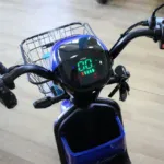 Електрически скутер MaxMotors - двуместен, 14″ гуми, 500W, 48V/15Ah Blue - Image 9