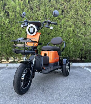 Двуместна електрическа триколка | Pudding 2000W, Orange - BP