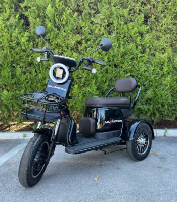Двуместна електрическа триколка | Pudding 2000W, Black - BP