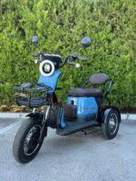 Двуместна електрическа триколка MaxMotors Grand Pudding 2000W 60V-25Ah Blue