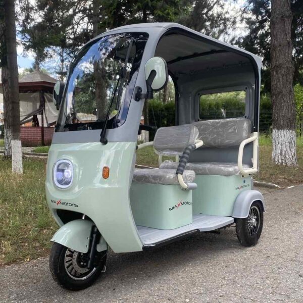 Електрическа триколка триместна | New Golf, green - bulpower