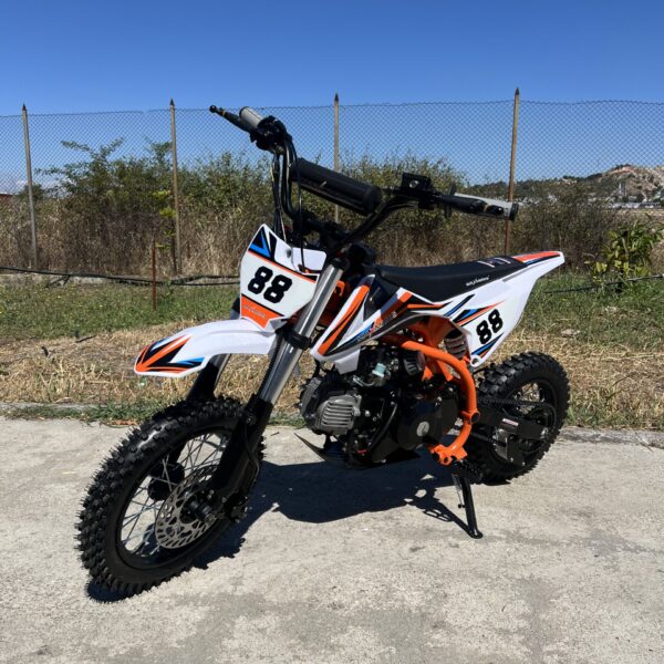 Бензинов кросов мотор | 90cc Orange, ел. стартер - bulpower
